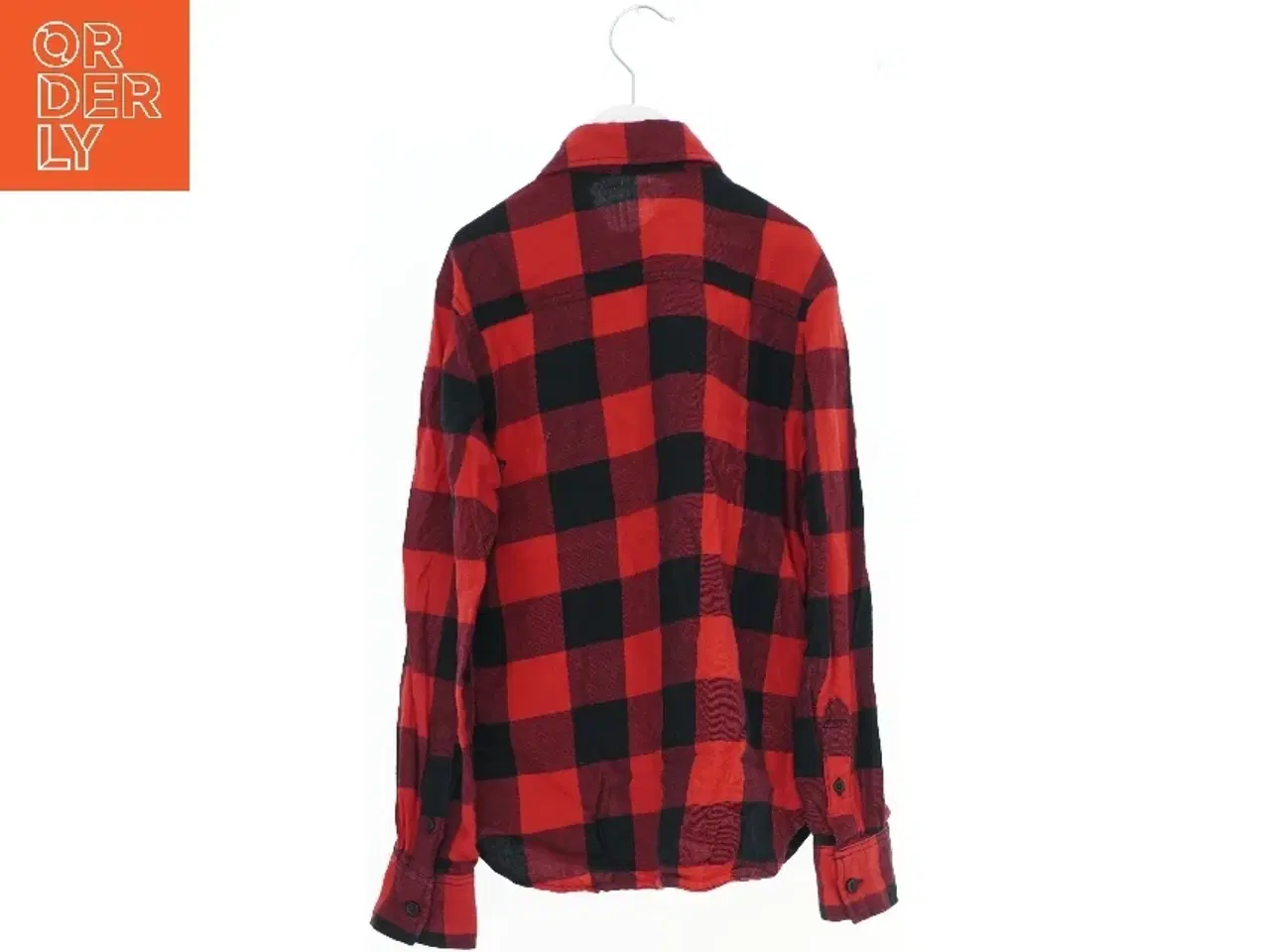 Billede 2 - Rød og sort ternet skjorte fra H&M (str. 134)