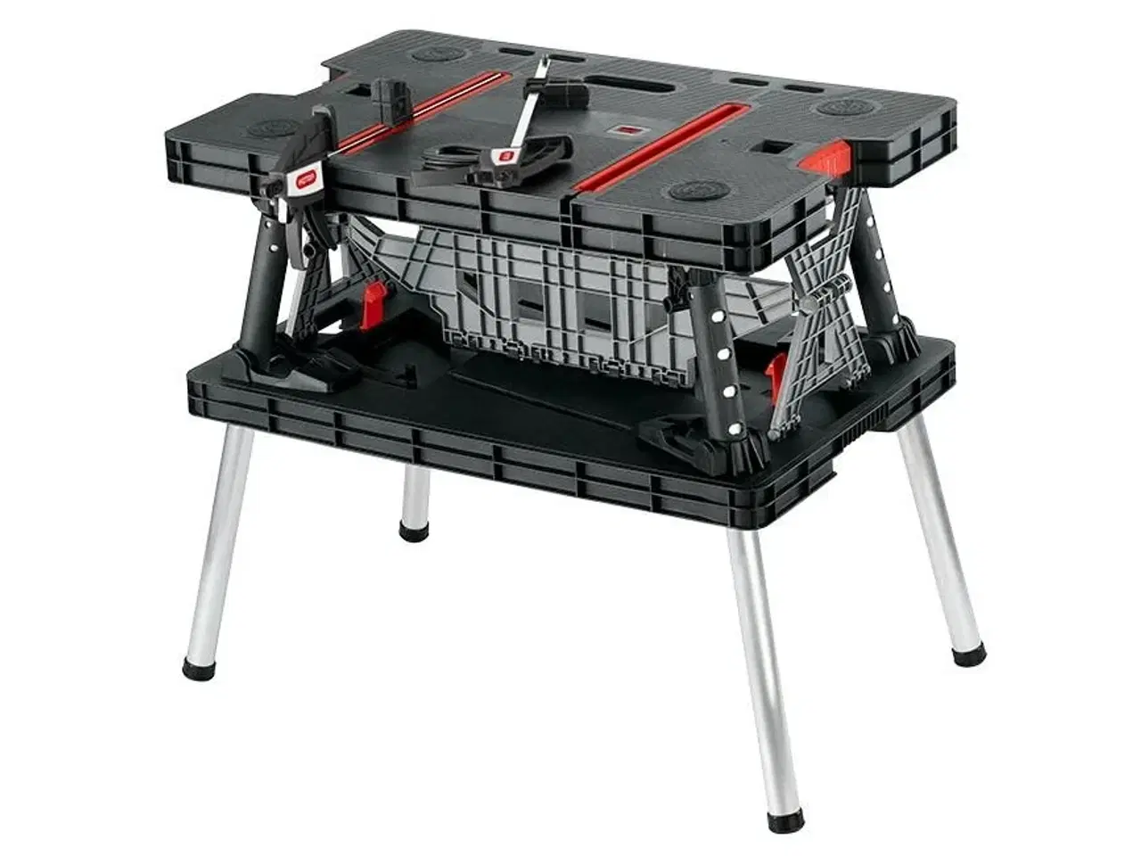 Billede 8 - Sammenklappeligt arbejdsbord – Keter portable workbench, sort