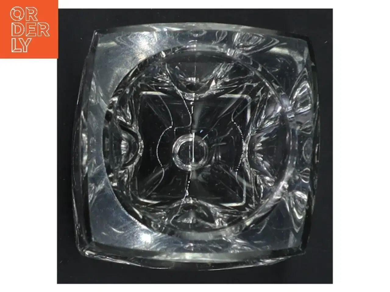Billede 3 - Glas fyrfadsstage (str. 7x7x7 cm)