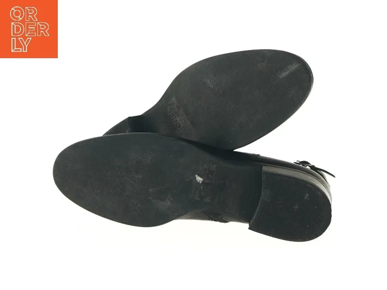 Billede 4 - Ankelstøvler i sort læder fra Gabor (str. 37,5 )