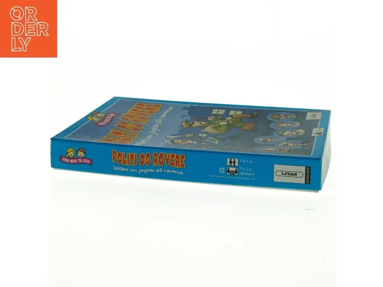 Billede 4 - Politi og Røvere brætspil fra Litas Egmont (str. 28 x 20 x 4 cm)