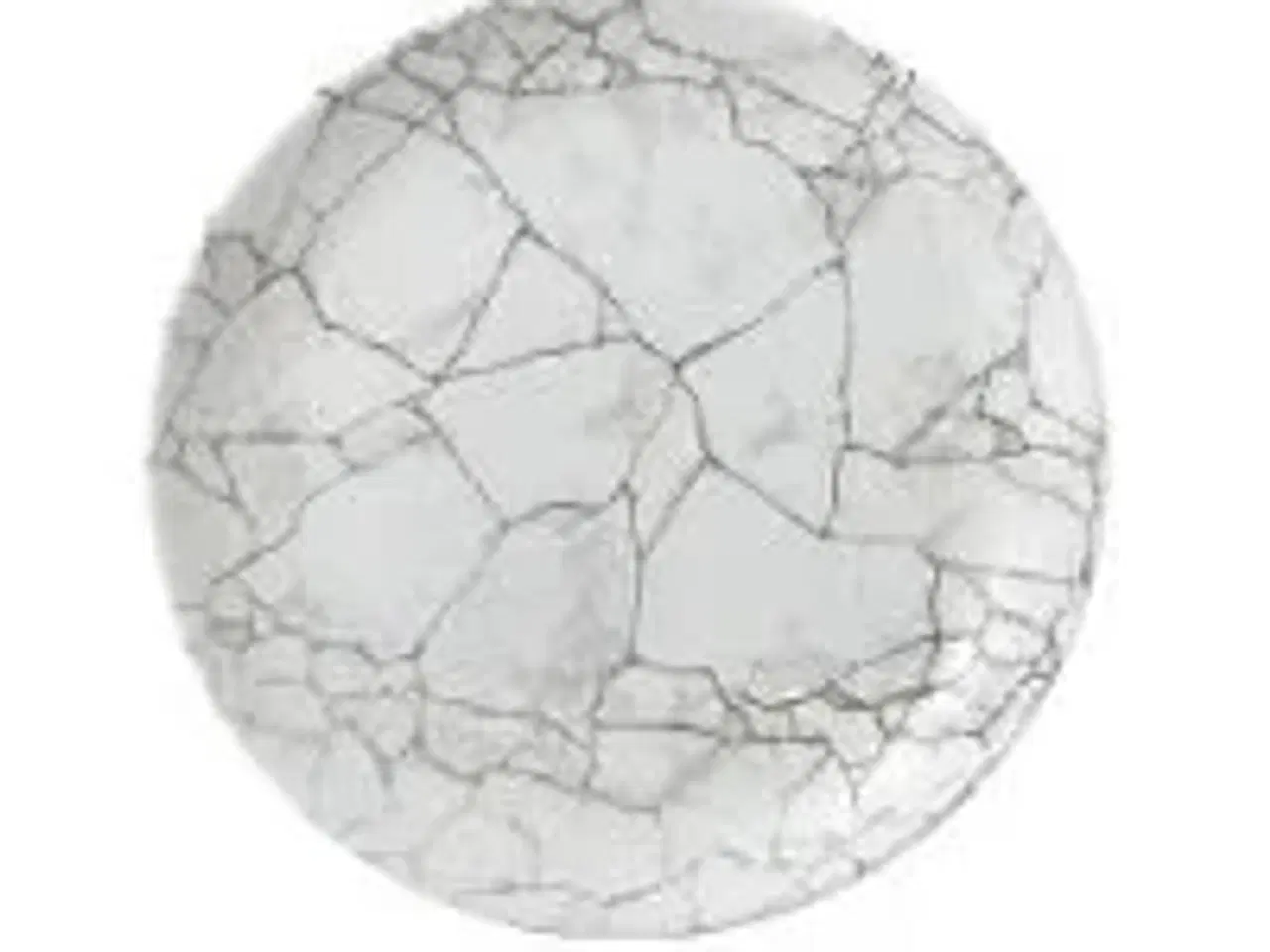 Billede 1 - 12 stk. Tallerken coupe lys grå 217 mm Kintsugi Churchill