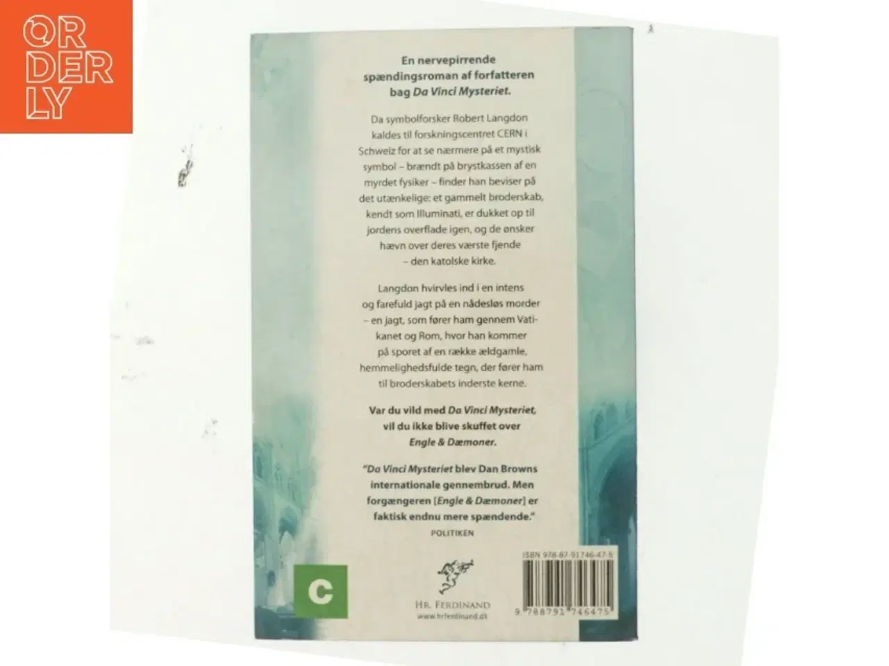 Billede 3 - Engle & dæmoner af Dan Brown (Bog)