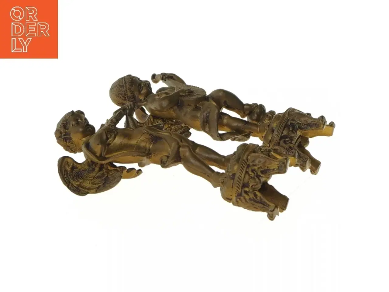 Billede 3 - Messing engle statuetter (str. 15 cm)