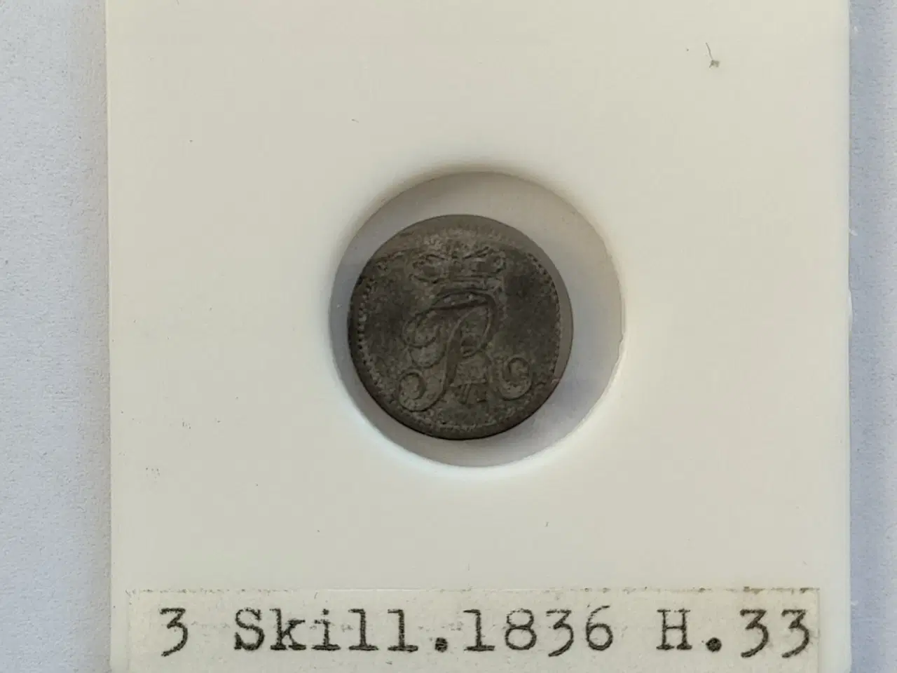 Billede 2 - 3 Rigsbankskilling 1836