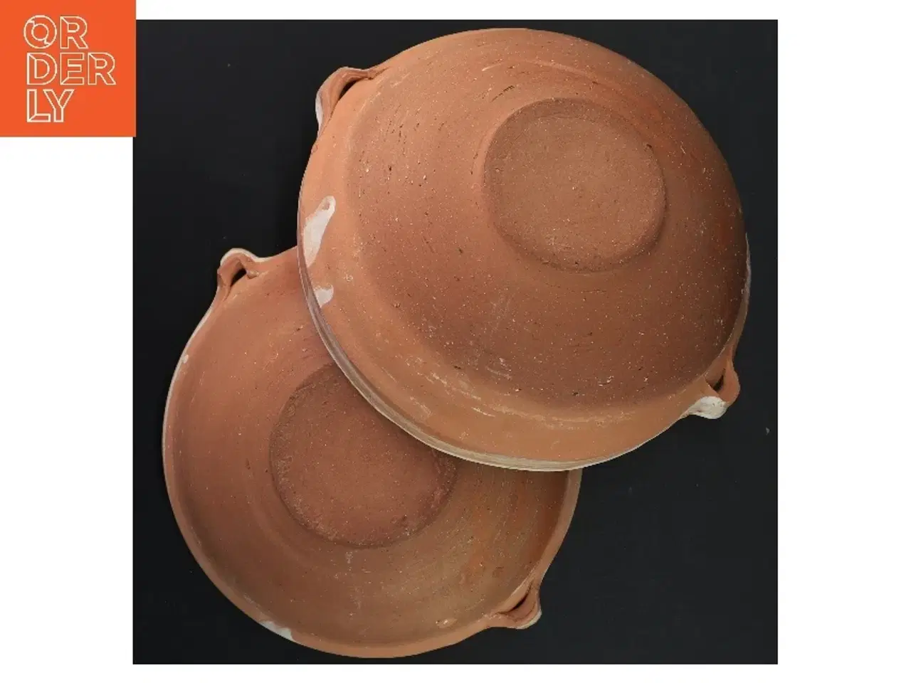 Billede 4 - Håndlavet lerskåle (str. 23 x 6 cm)