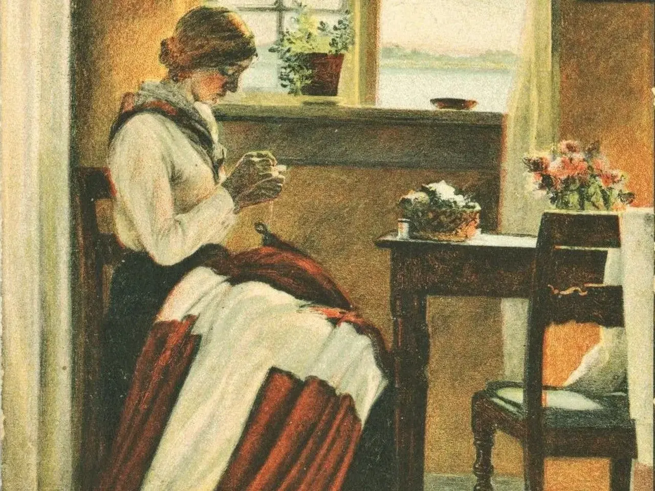 Billede 1 - 3 x Dannebrog på postkort, 1908