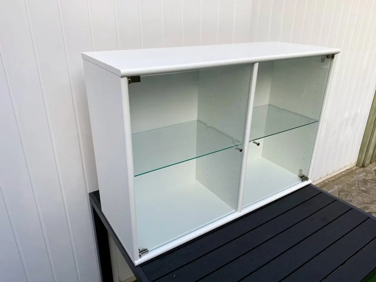 Billede 1 - ⭐️ Mistral Classic 023 snehvid reol m. glasdøre