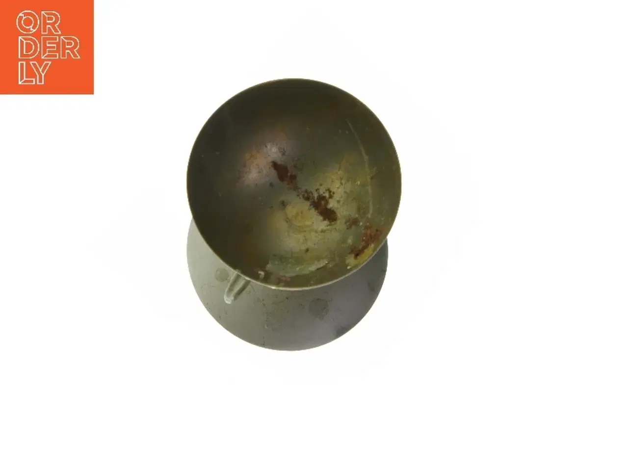 Billede 2 - Dekorativ skål på fod (str. HØ 17x13 cm)