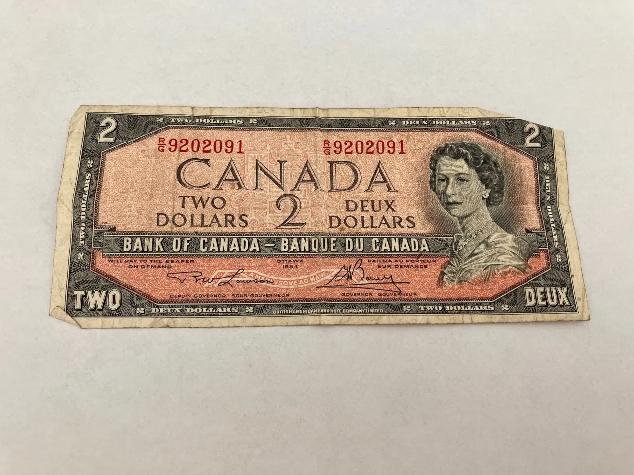 Billede 1 - 2 Dollars Canada 1954 - Bad condition