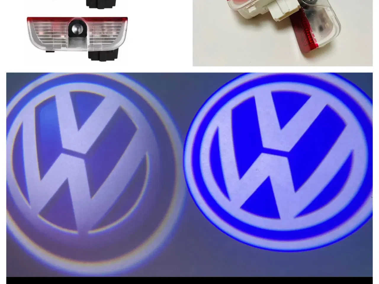 Billede 2 - Dørlys med logo VW