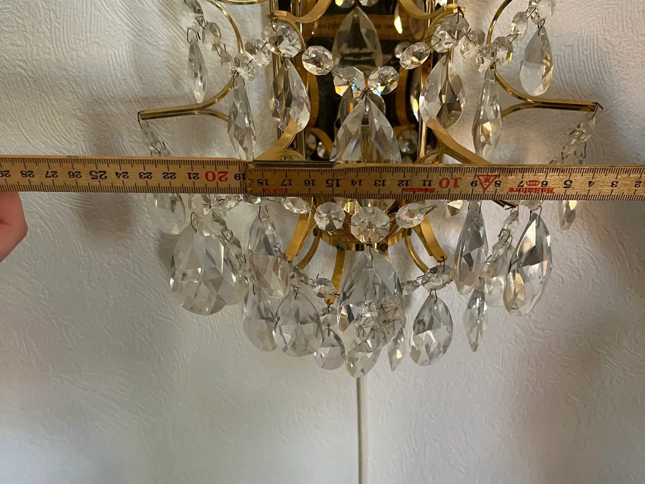 Billede 6 - Lysekrone og 2 stk lampetter