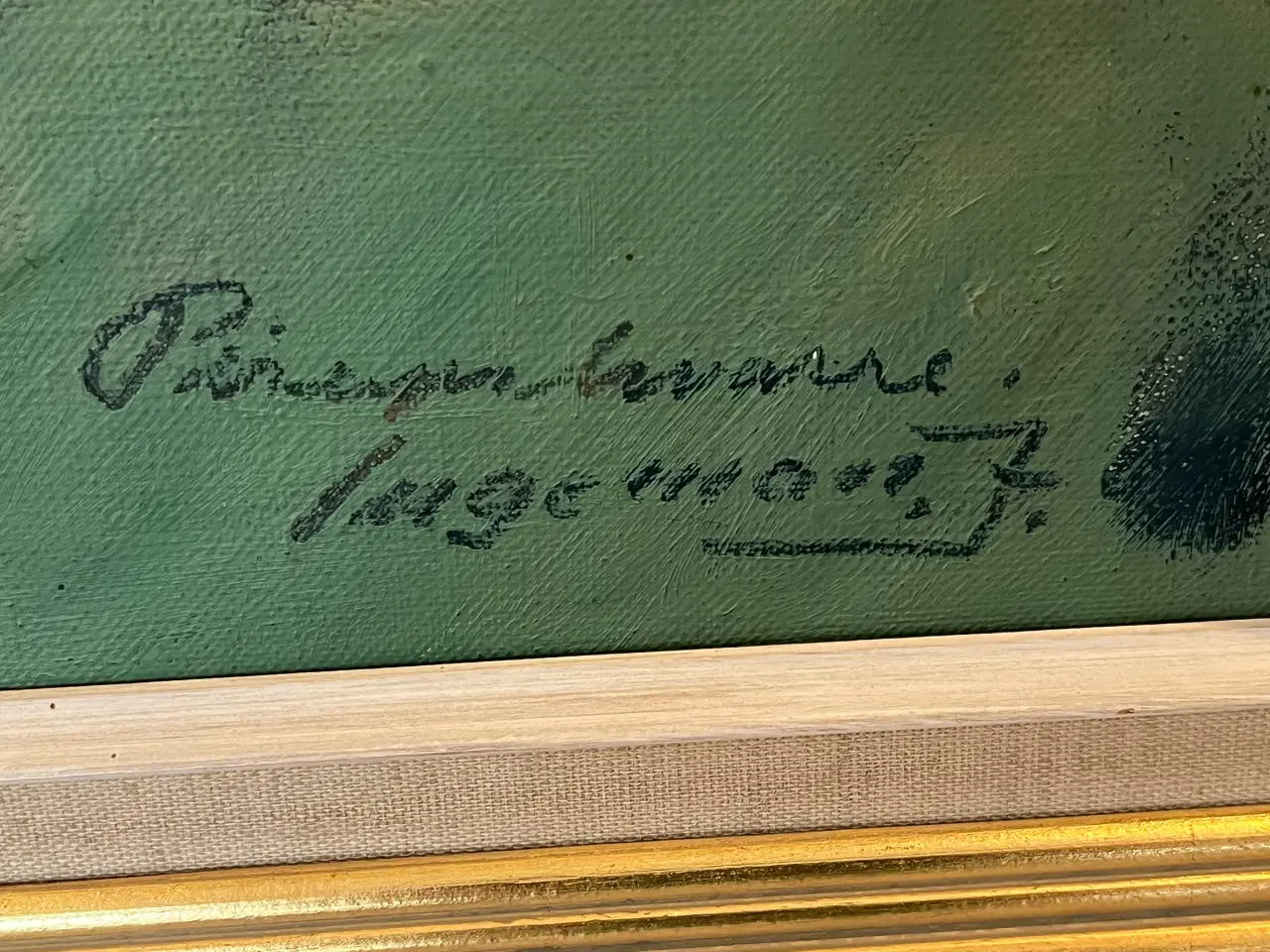 Billede 2 - Oliemaleri af Finpaavanne Ingeman.