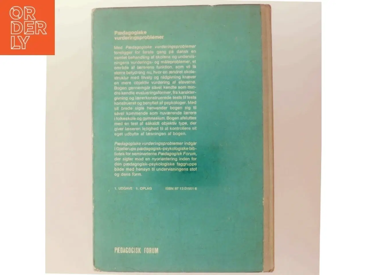 Billede 3 - Pædagogiske Vurderingsproblemer af Anne Vibeke Fleischer (Bog)