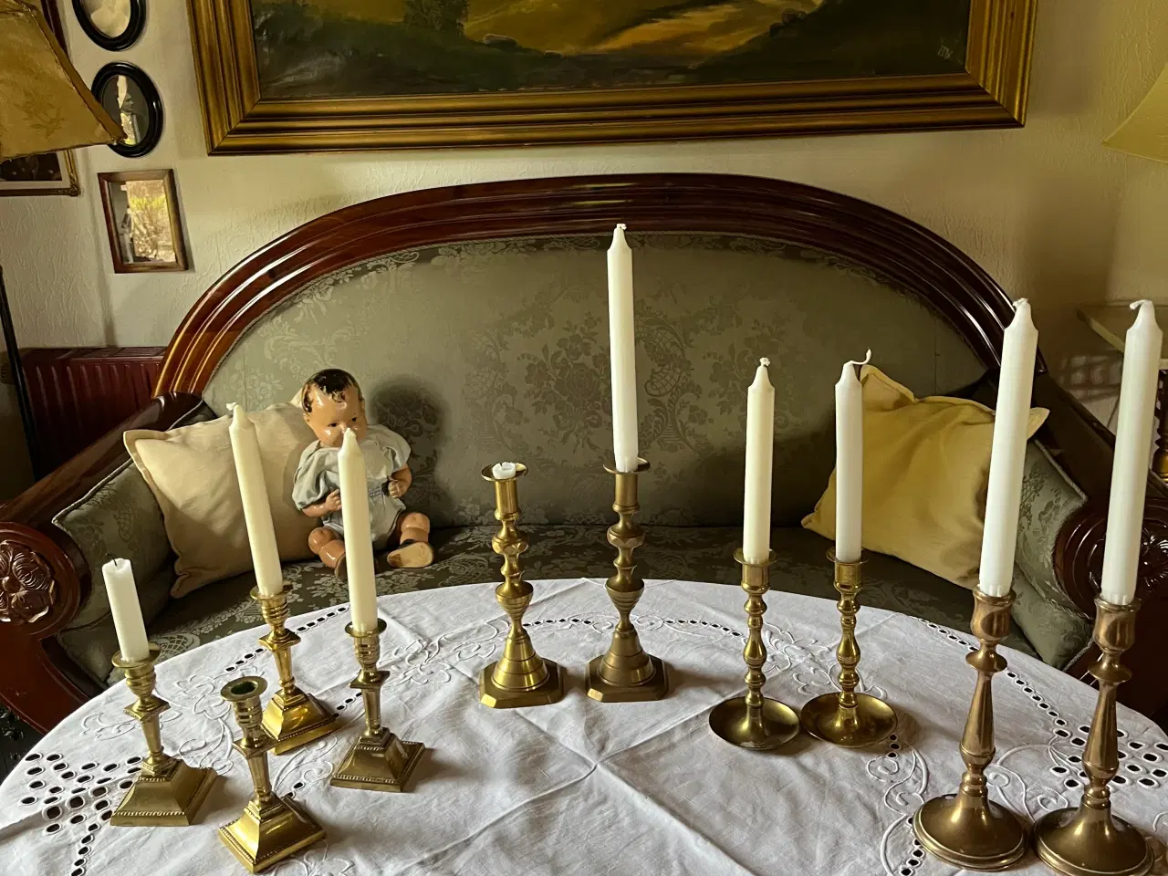 Billede 1 - Messing lysestager