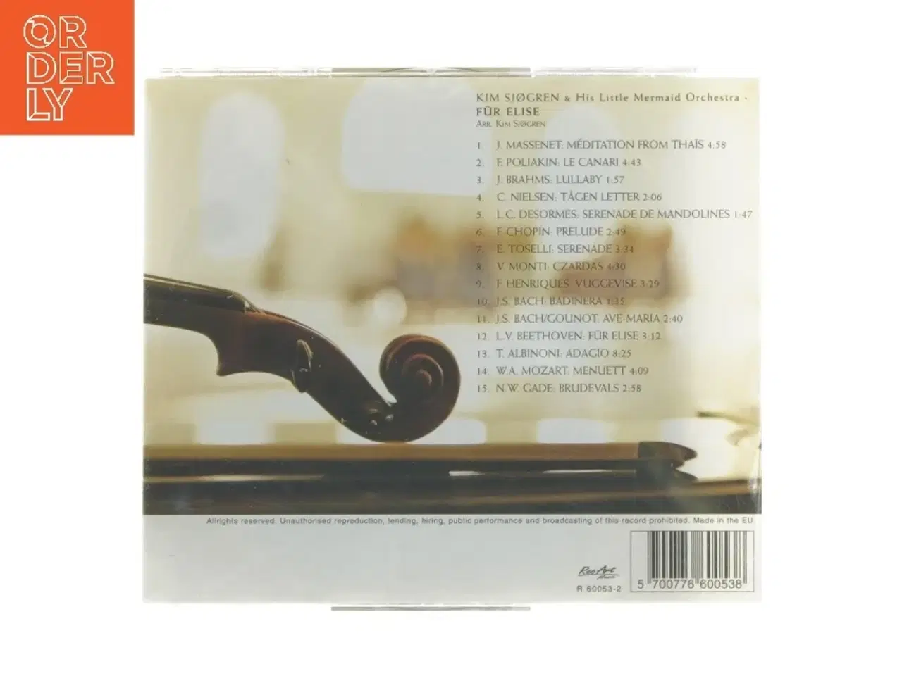 Billede 2 - Kim Sjgren CD - Für Elise fra Real Art