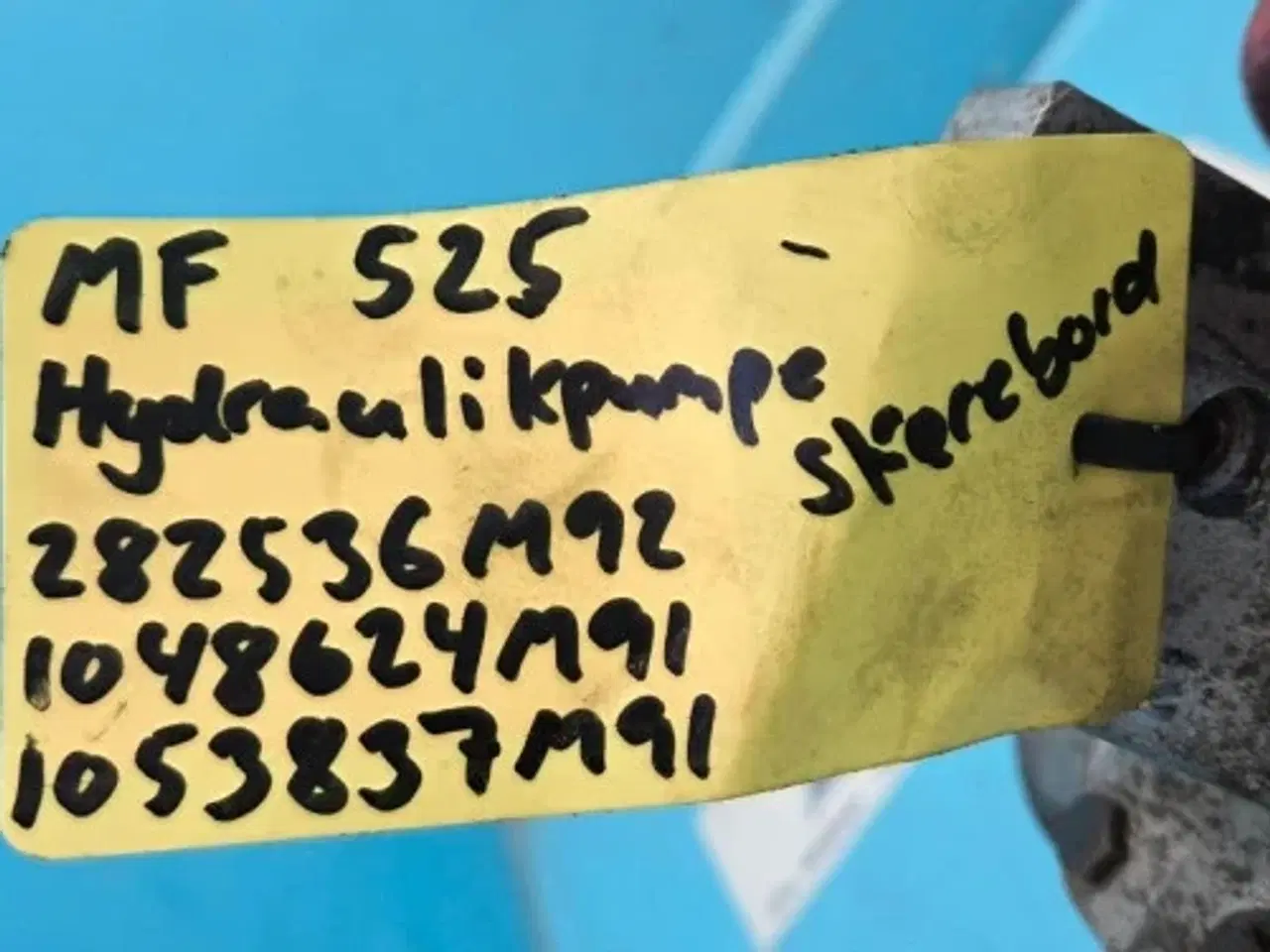 Billede 2 - Massey Ferguson 525 Hydraulikpumpe 282536M92