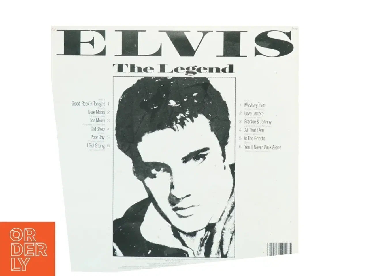 Billede 2 - Elvis Presley vinylplade &#39;The Legend&#39; fra CAMDEN (str. 31 x 31 cm)