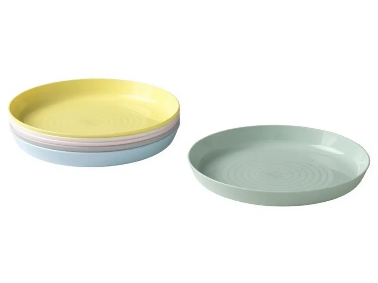 Billede 2 - UDLEJES - 72x Plastik Plates/Tallerken