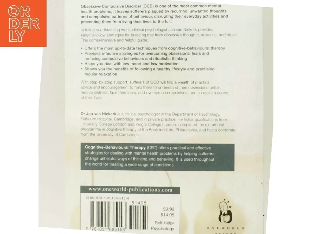 Billede 3 - Coping with obsessive compulsive disorder : a step-by-step guide using the latest CBT technicques af Jan Van Niekerk (Bog)