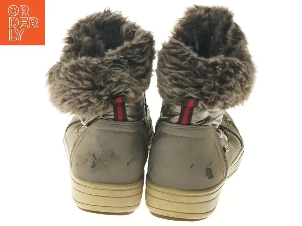 Billede 5 - Grå vinterstøvler med pelsfor, str. 40 fra Willow (str. 40 )