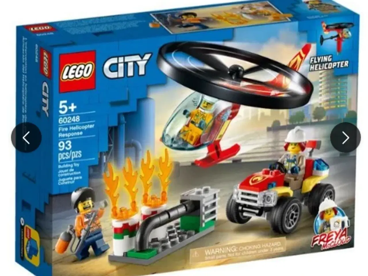 Billede 1 - LEGO City Brandmandssæt Helikopter og Bil 60248