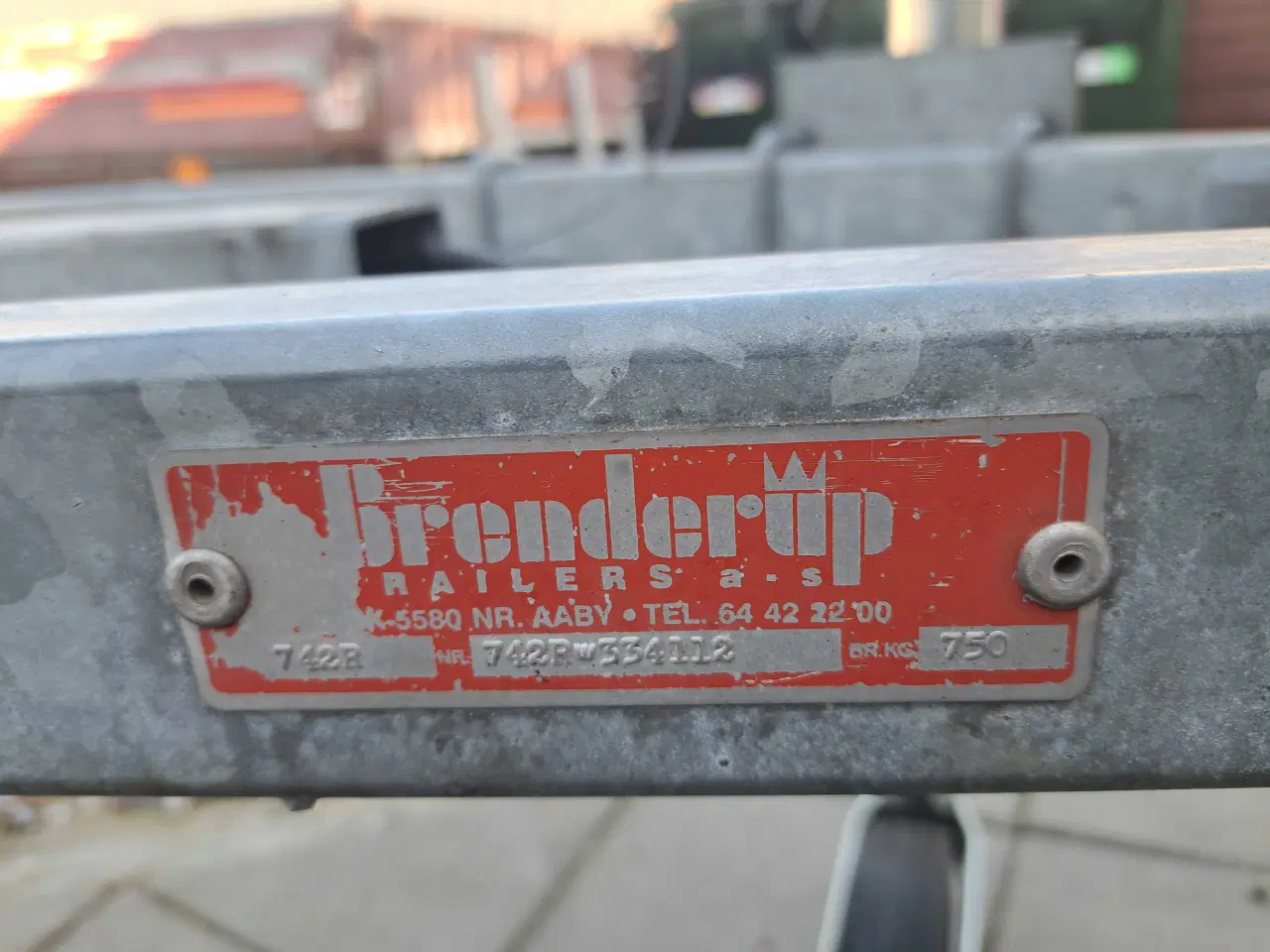 Billede 2 - Brenderup  bådtrailer  750 kg.