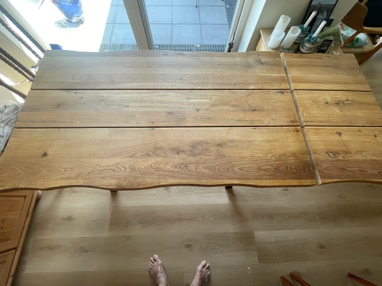 Billede 2 - ege plankebord  med plade