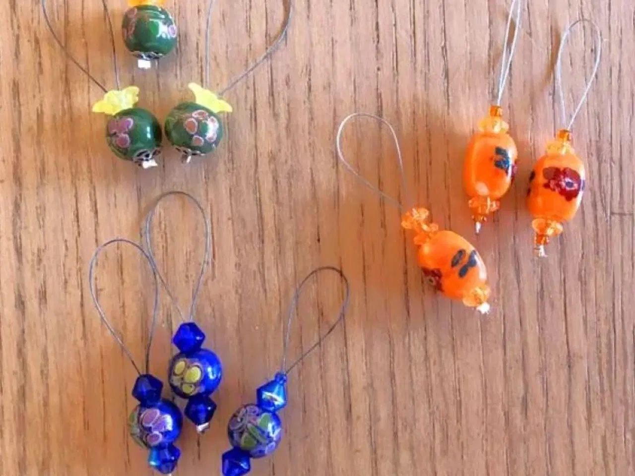 Billede 4 - Sæt med 3 blå maskemarkører til små og store pinde