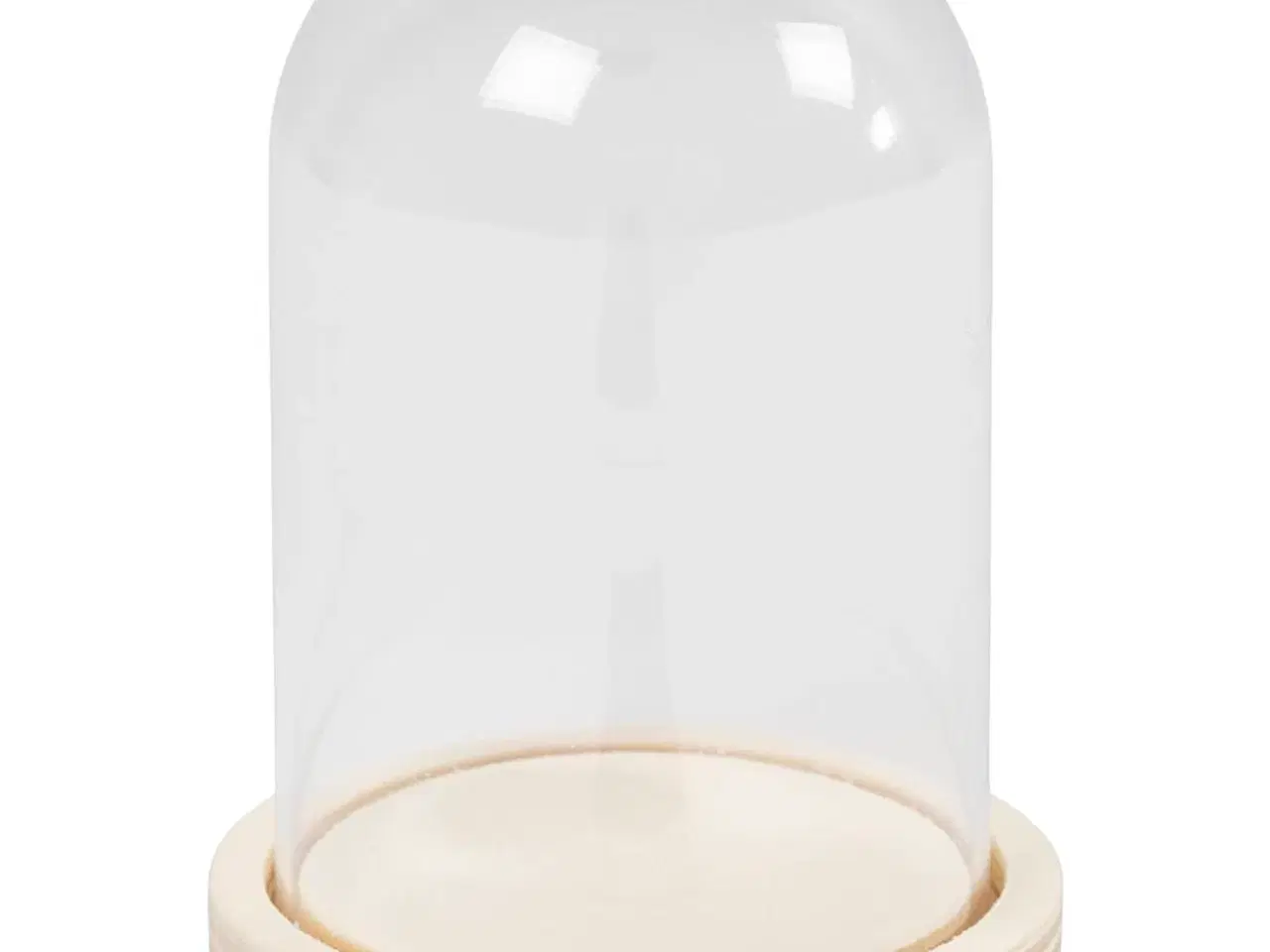 Billede 1 - Klokke på træfod, H: 9,5 cm, diam. 6 cm, hulstr. 3 mm, 10stk./ 1 pk.