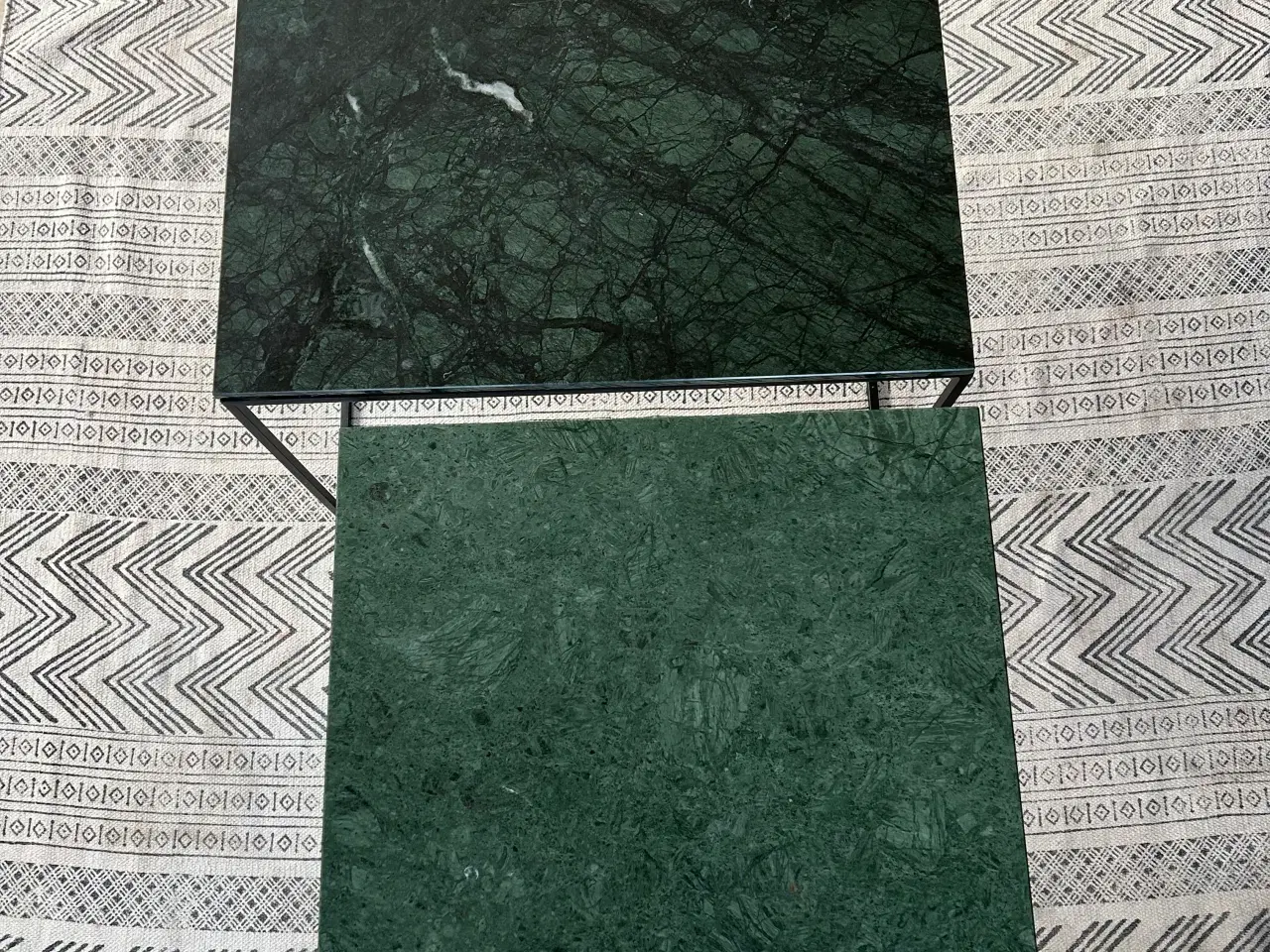 Billede 2 - Grønne marmor sofaborde 