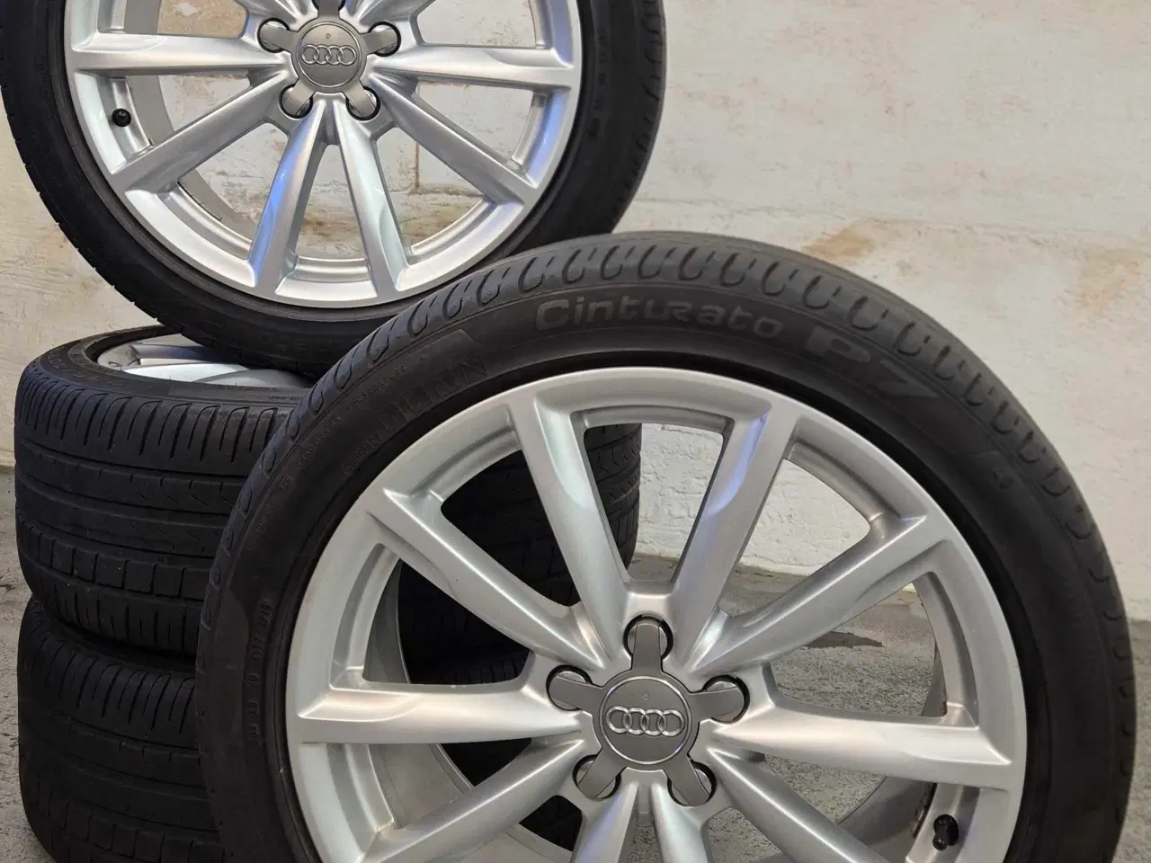 Billede 1 - AUDI A4 B6-B7 / A6 C6 ORIGINAL ALUFÆLGE MED SOMMER