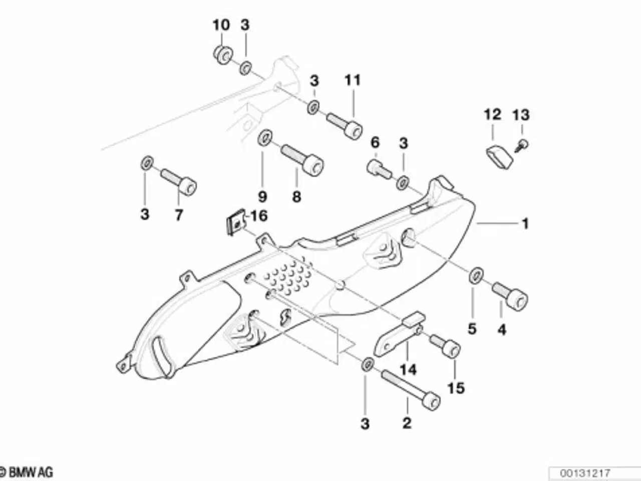 Billede 3 - FOOTREST PLATE, LEFT  BMW 46712314967	