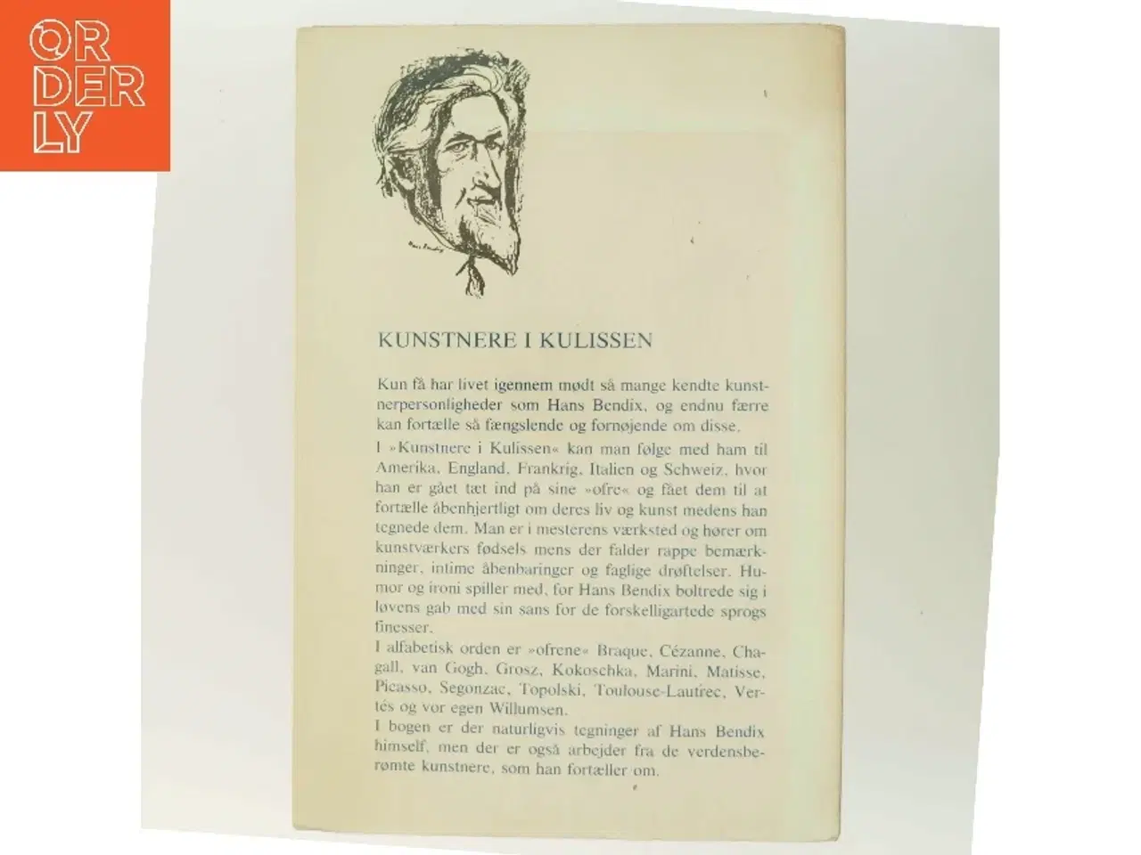 Billede 3 - Kunstnere i Kulissen af Hans Bendix (Bog)