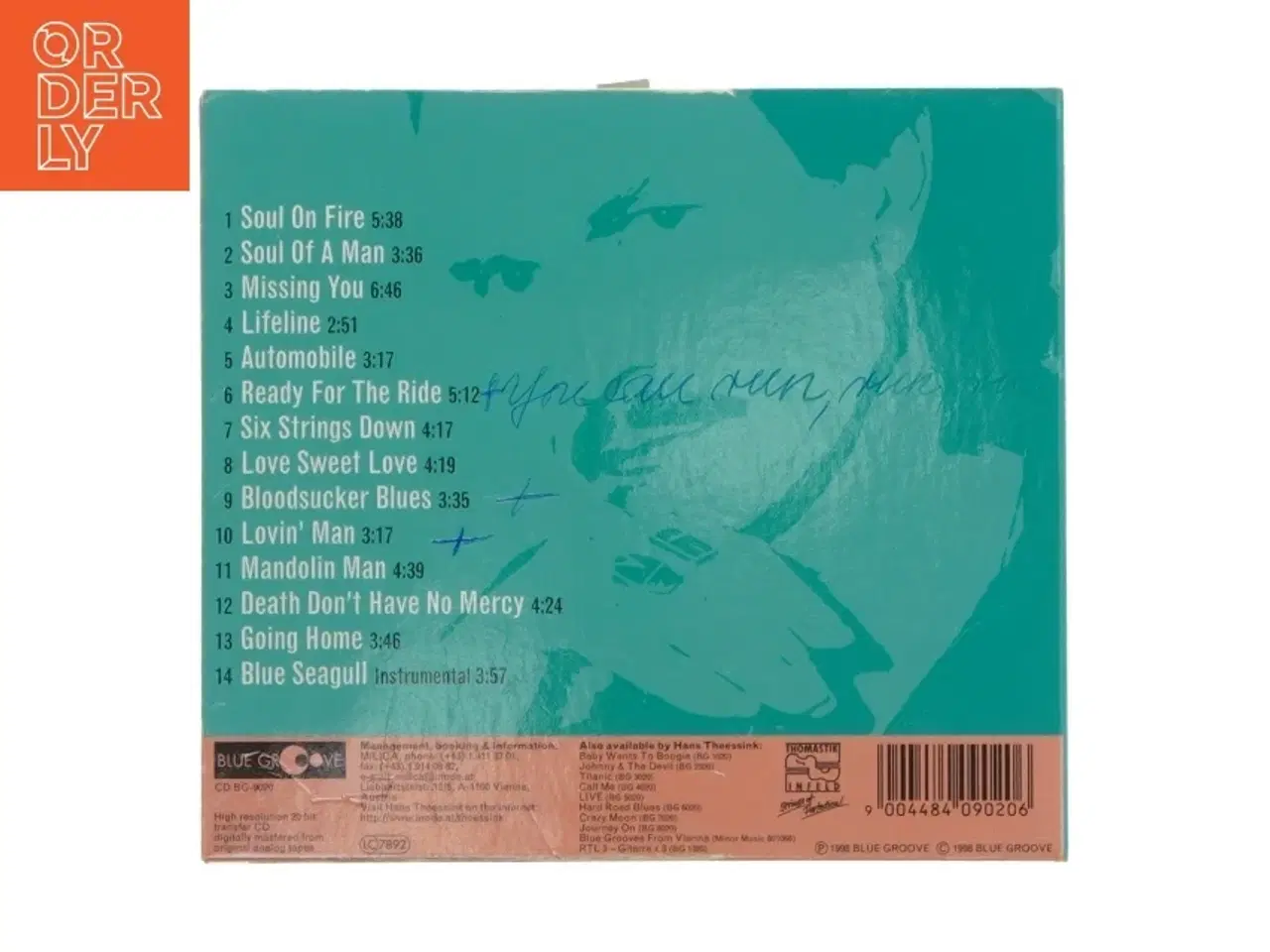 Billede 2 - Hans Theessink CD - Lifeline fra Blue Groove