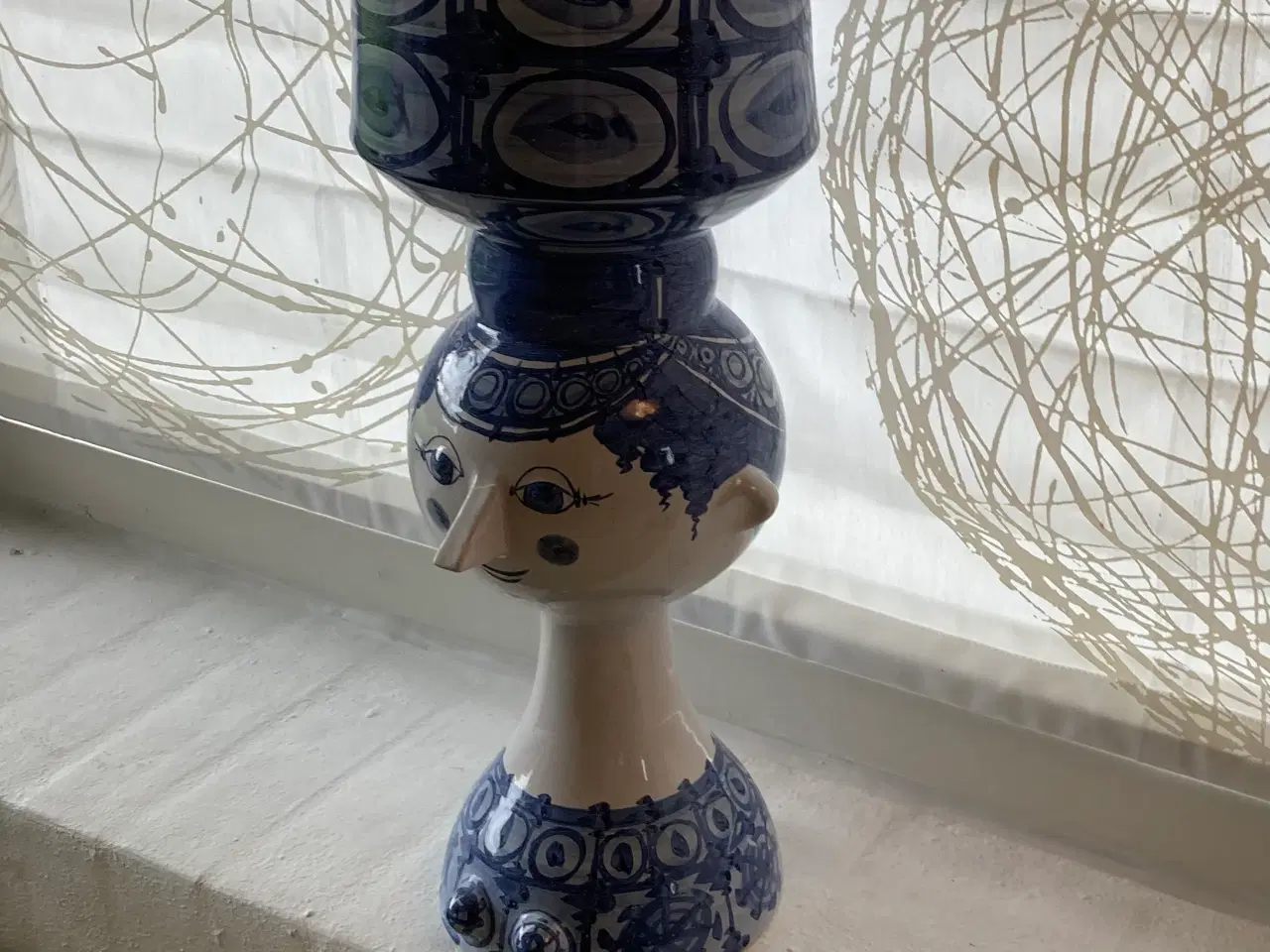 Billede 4 - Bjørn Wiinblad Kvindehoved vase