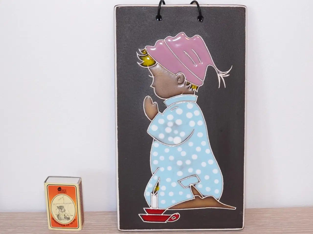 Billede 2 - Vintage relief i keramik fra Arnold Wiig
