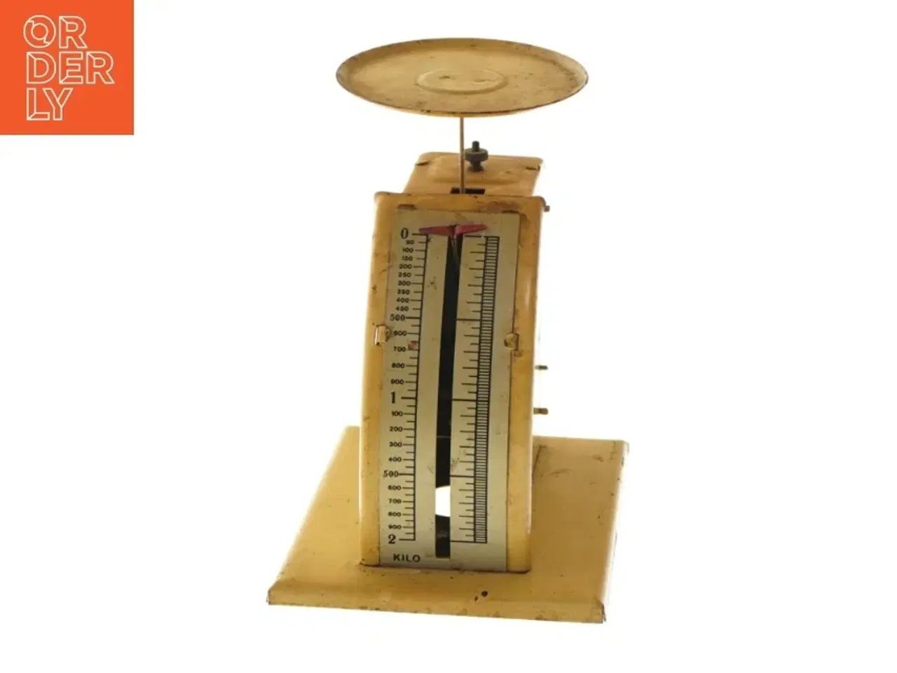 Billede 1 - Vintage køkkenvægt (str. 16,5x14,5 cm)