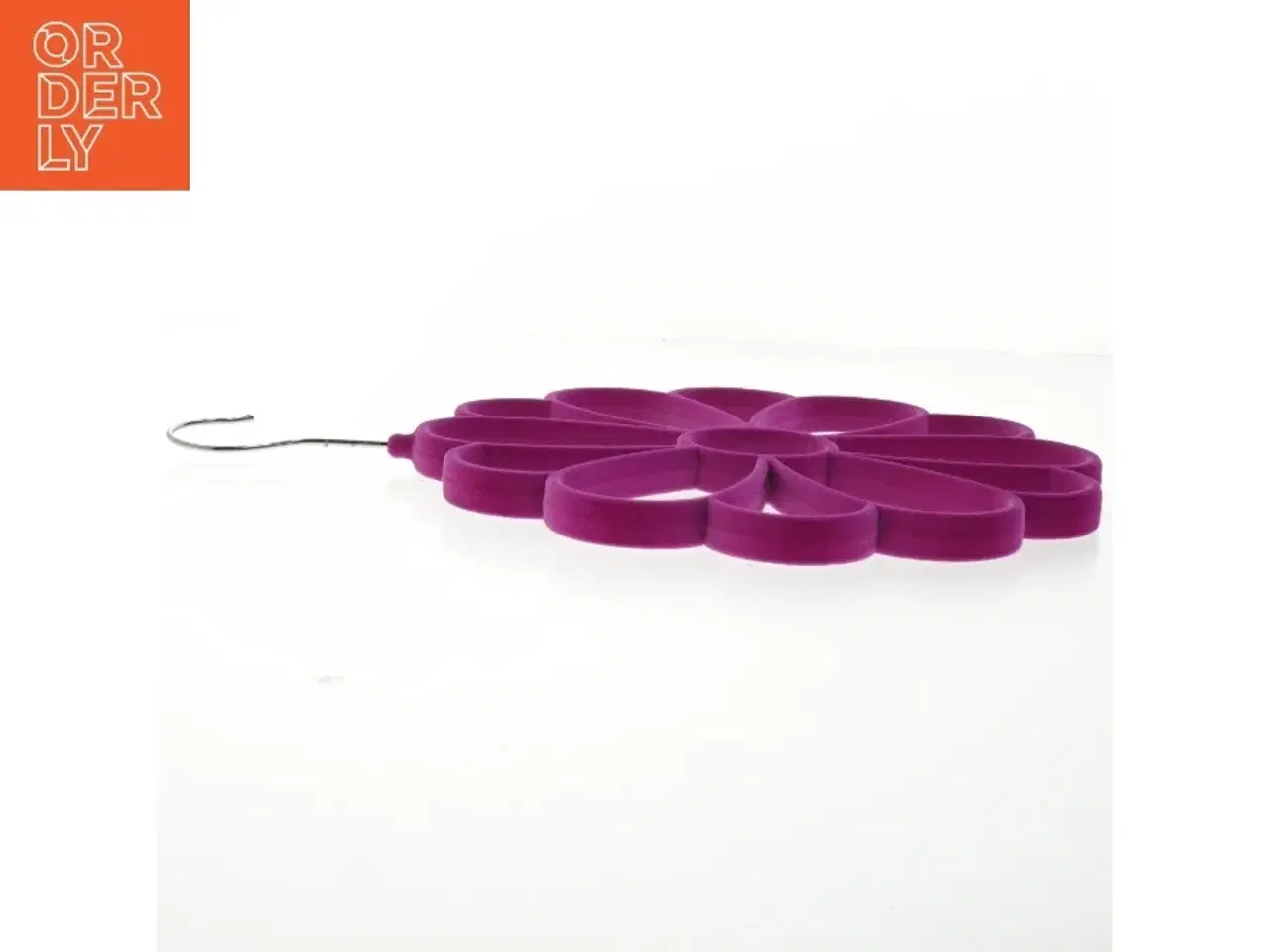 Billede 2 - Blomsterformet bøjle til tørklæder (str. Ø 26 cm)