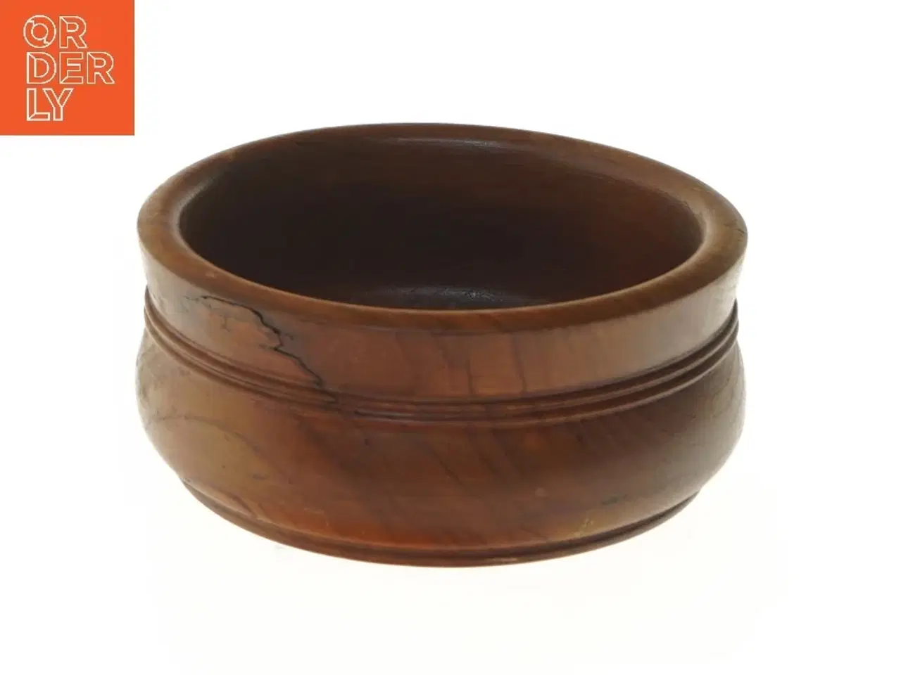 Billede 1 - Lille teak træskål (str. 15x6 cm)