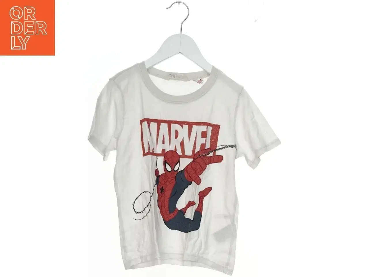 Billede 1 - T-shirt med Spiderman print fra H&M (str. 116)