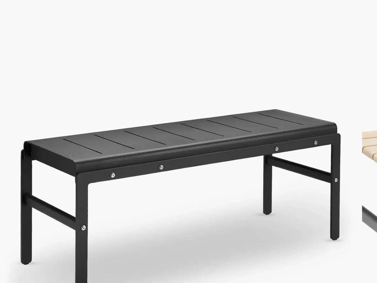 Billede 1 - Skagerak havebænk i farven hvid