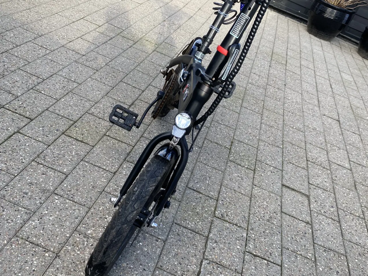 Billede 4 - DVU Elcykel med foldbart stel TÆT PÅ AT VÆRE NY !