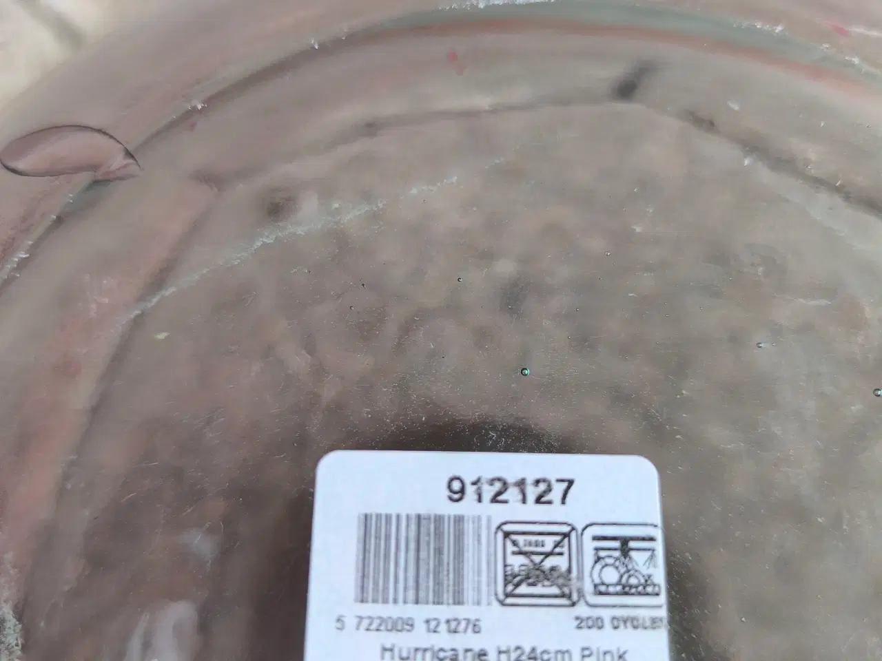 Billede 1 - Vase med lyserød skær