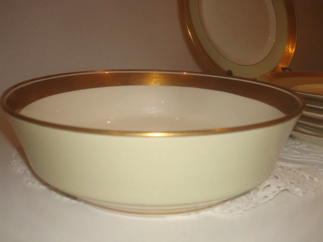 Billede 3 - DAGMAR KGL SPISESTEL, bla frokosttallerkener,6 STK