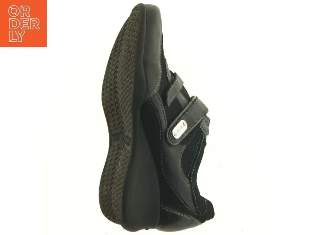 Billede 7 - Sorte lædersko med velcro fra Geox (str. 36,5)
