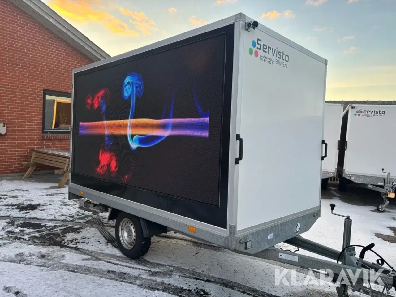Billede 3 - Cargo trailer med LED-skærm Hapert Saphire H-1