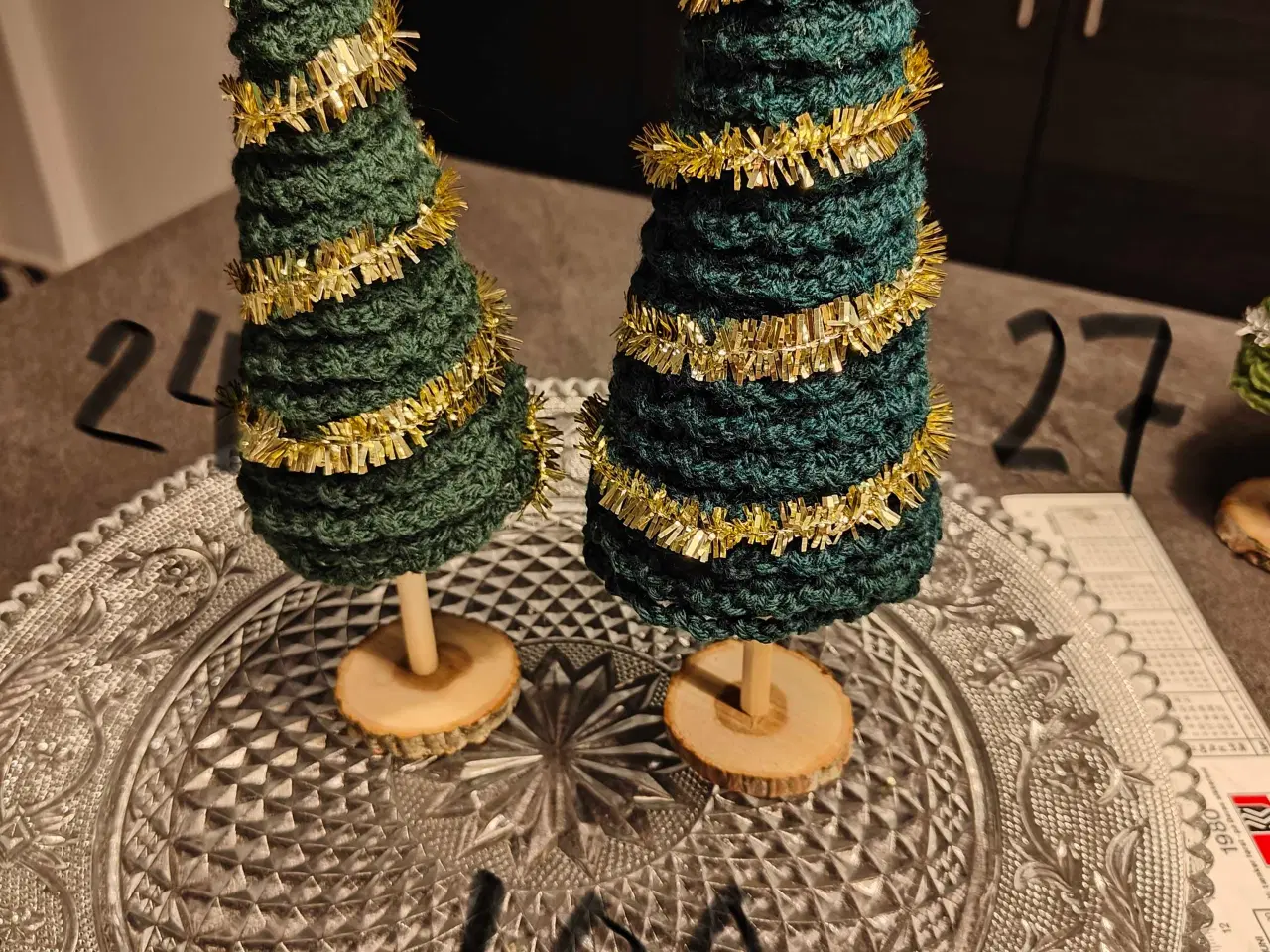 Billede 6 - Juletræer,hæklede i forskellig størrelse og farver