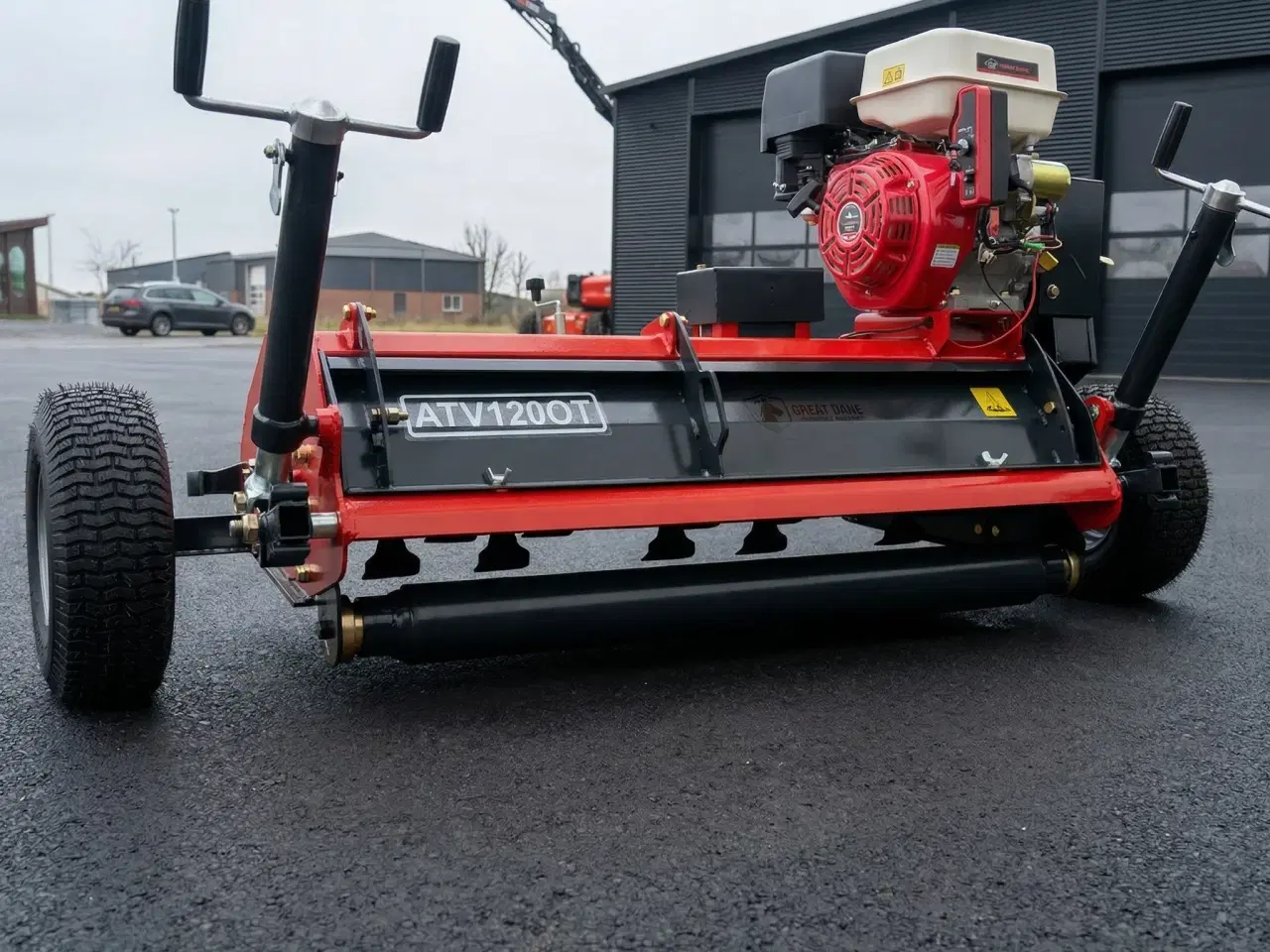 Billede 2 - ATV Slagleklipper 120cm - Great Dane med Elstart og støttehjul