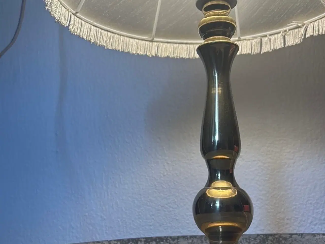 Billede 4 - Bordlampe i messing